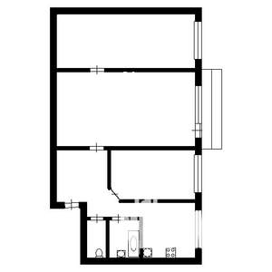3-к квартира, вторичка, 58м2, 2/5 этаж