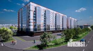 2-к квартира, строящийся дом, 57м2, 9/10 этаж