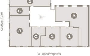 Студия квартира, вторичка, 25м2, 7/15 этаж