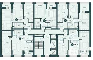 1-к квартира, вторичка, 40м2, 8/12 этаж