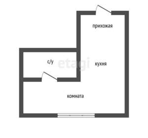 Студия квартира, вторичка, 13м2, 1/10 этаж
