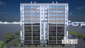 2-к квартира, строящийся дом, 51м2, 8/10 этаж
