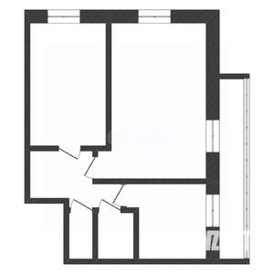 2-к квартира, вторичка, 40м2, 3/9 этаж