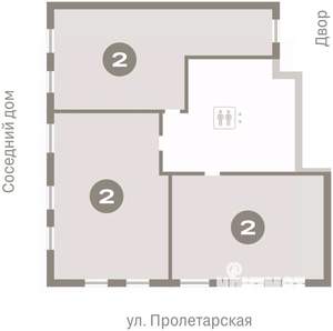 2-к квартира, вторичка, 80м2, 9/15 этаж