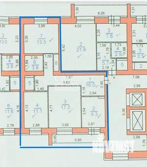 3-к квартира, вторичка, 74м2, 8/10 этаж