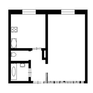 1-к квартира, вторичка, 33м2, 2/10 этаж