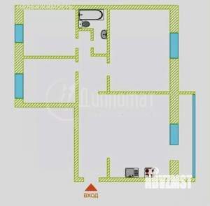 3-к квартира, вторичка, 74м2, 3/10 этаж