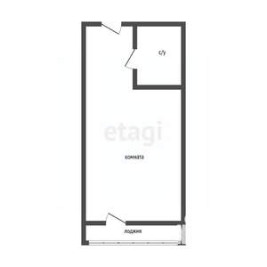 Студия квартира, вторичка, 31м2, 15/17 этаж