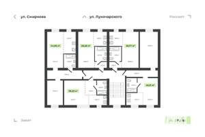 1-к квартира, вторичка, 28м2, 4/4 этаж
