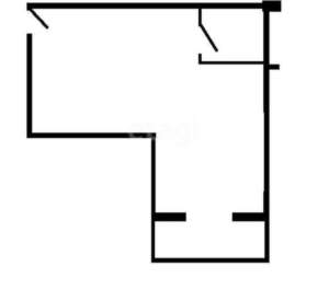 Студия квартира, вторичка, 28м2, 3/3 этаж