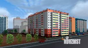 2-к квартира, строящийся дом, 51м2, 6/10 этаж