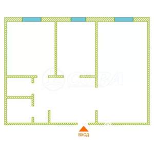 2-к квартира, вторичка, 49м2, 3/4 этаж