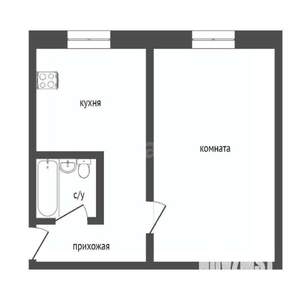 1-к квартира, вторичка, 32м2, 6/10 этаж