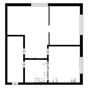 2-к квартира, вторичка, 28м2, 1/5 этаж