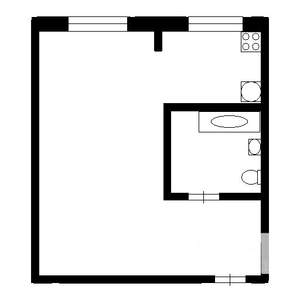 1-к квартира, вторичка, 24м2, 3/3 этаж