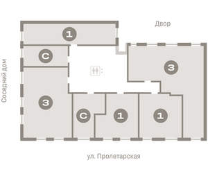 Студия квартира, вторичка, 23м2, 6/15 этаж