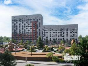 1-к квартира, строящийся дом, 45м2, 1/12 этаж