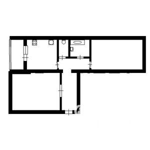 2-к квартира, вторичка, 49м2, 2/5 этаж