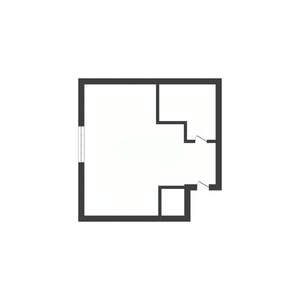 Студия квартира, вторичка, 15м2, 1/5 этаж