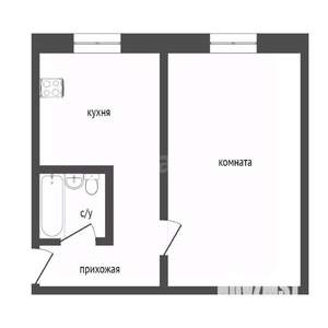 1-к квартира, вторичка, 31м2, 5/5 этаж