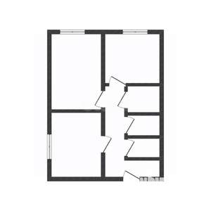 2-к квартира, вторичка, 50м2, 1/3 этаж