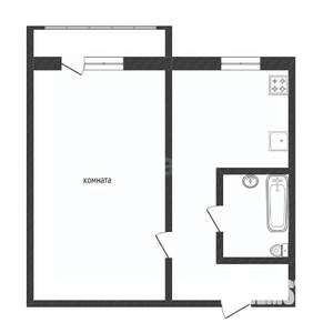 1-к квартира, вторичка, 31м2, 4/5 этаж