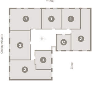 2-к квартира, вторичка, 66м2, 3/15 этаж