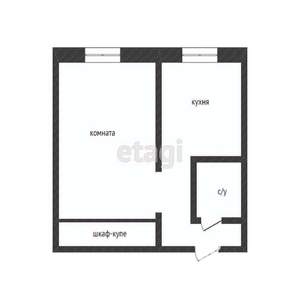 1-к квартира, вторичка, 32м2, 5/5 этаж
