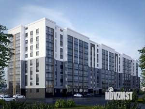 1-к квартира, строящийся дом, 44м2, 8/9 этаж