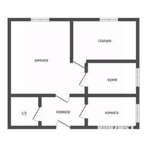 3-к квартира, вторичка, 82м2, 4/4 этаж
