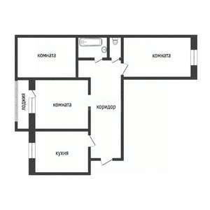 3-к квартира, вторичка, 62м2, 9/9 этаж