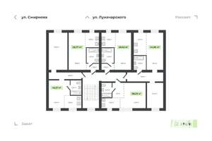 2-к квартира, вторичка, 45м2, 2/4 этаж