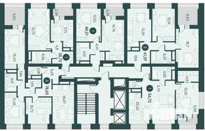 1-к квартира, вторичка, 57м2, 5/12 этаж