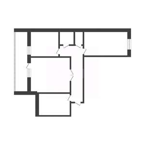 3-к квартира, вторичка, 60м2, 6/9 этаж