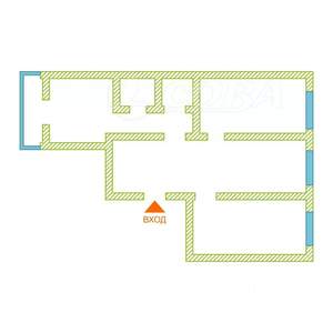 3-к квартира, вторичка, 62м2, 1/9 этаж