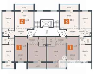 1-к квартира, вторичка, 44м2, 10/10 этаж