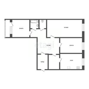 3-к квартира, вторичка, 62м2, 4/9 этаж