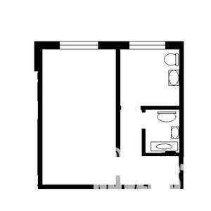 1-к квартира, вторичка, 34м2, 2/9 этаж