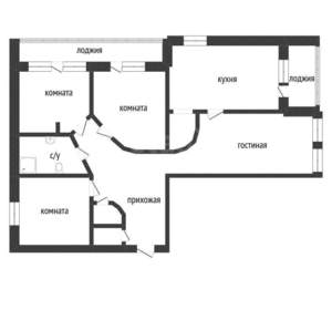 3-к квартира, вторичка, 127м2, 2/5 этаж