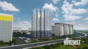 2-к квартира, строящийся дом, 68м2, 1/17 этаж