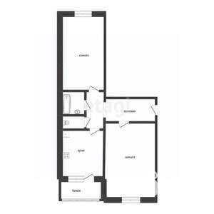 2-к квартира, вторичка, 49м2, 2/5 этаж